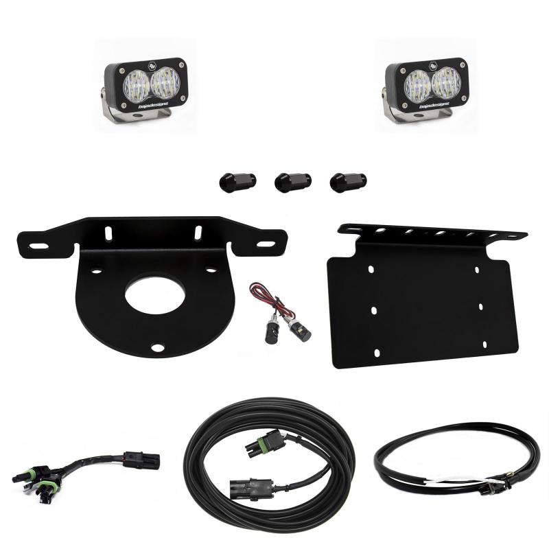 Baja Designs 2021+ Ford Bronco Dual S2 Sport W/C Reverse Kit w/Lic Plate w/Upfitter - CPC Performance