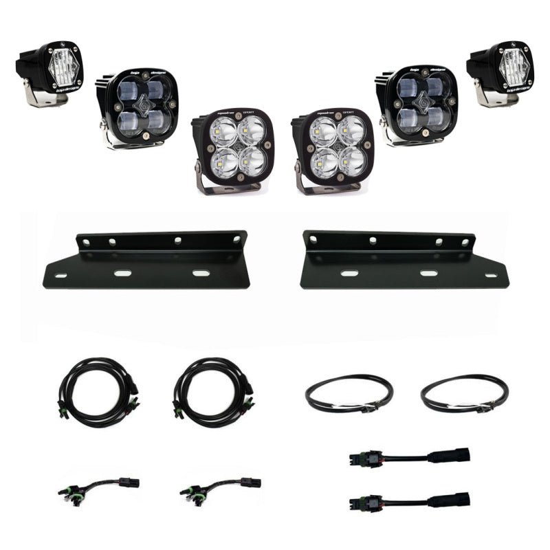 Baja Designs 2021+ Ford Raptor Aftermarket Pro Fog Pocket SAE Kit - CPC Performance