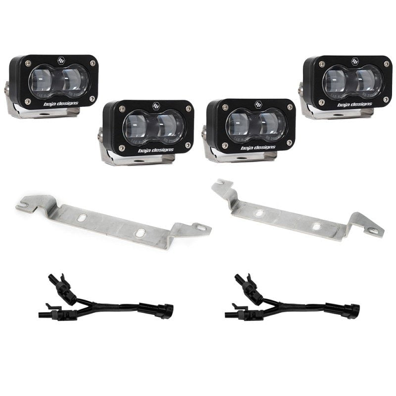 Baja Designs 2022+ Toyota Tundra S2 SAE OEM Fog Light Replacement Kit - Clear - CPC Performance