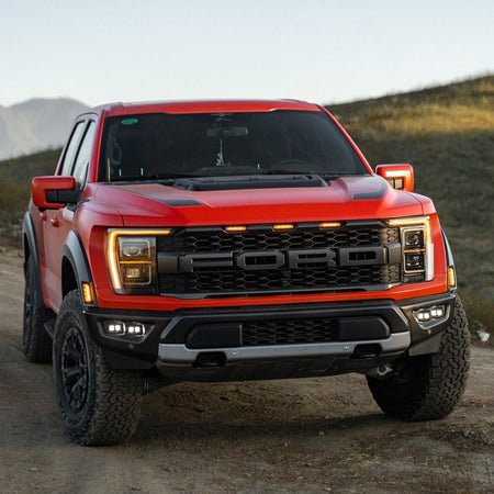 Baja Designs 21 - 22 Ford F - 150 Raptor S2 SAE Dual Fog Pocket Light Kit - Clear - CPC Performance