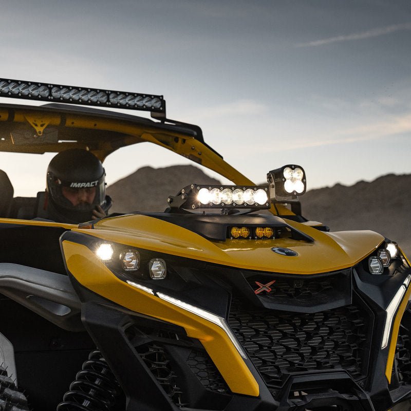 Baja Designs Can - Am Maverick R Clear 10in OnX6+ Shock Tower Kit - CPC Performance