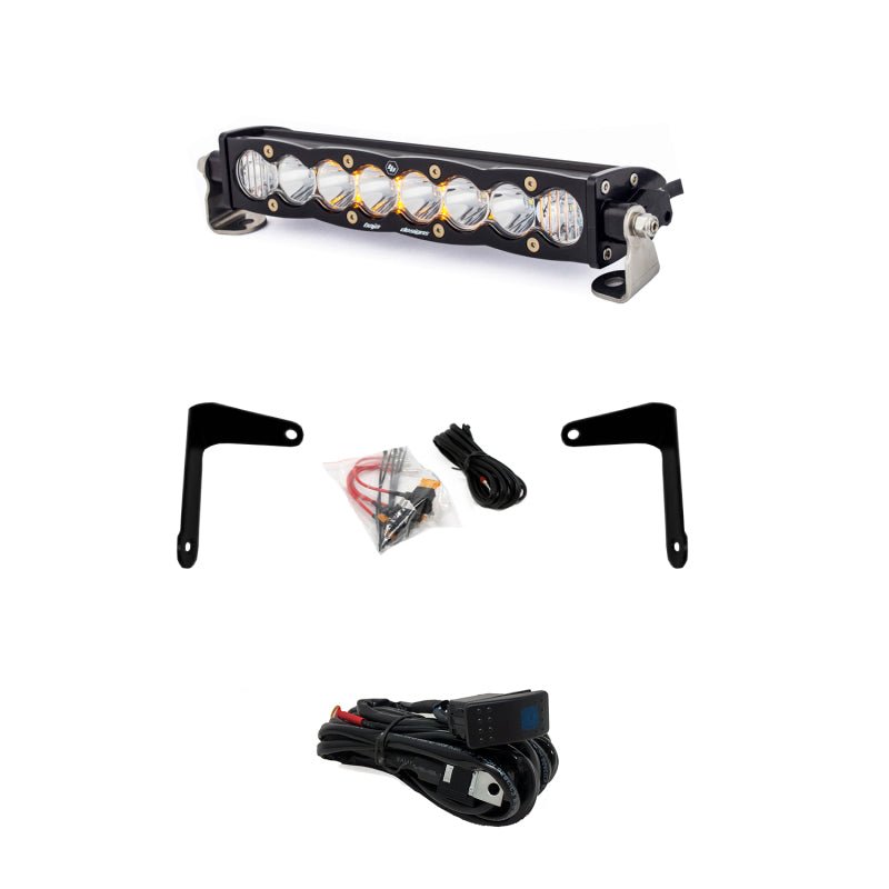 Baja Designs Can - Am X3 Shock Mount Kit w/10in S8 Light Bar Clear - CPC Performance