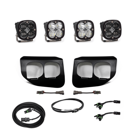 Baja Designs Ford Super Duty (20 - On) Fog Lights Dual FPK SAE/Pro DC Baja Designs w/Upfitter - CPC Performance
