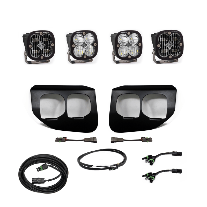 Baja Designs Ford Super Duty (20 - On) Fog Lights Dual FPK SAE/Pro DC Baja Designs w/Upfitter - CPC Performance