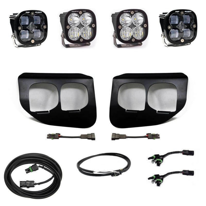 Baja Designs Ford Super Duty (20 - On) Fog Lights Dual FPK SAE/Pro DC Baja Designs w/Upfitter - CPC Performance