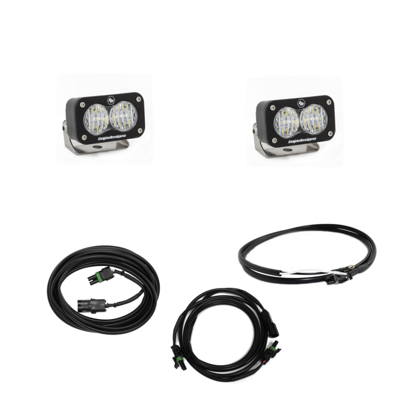 Baja Designs Jeep JL LED Light Kit Reverse Kit w/ Upfitter Dual S2 Sport w/C - CPC Performance