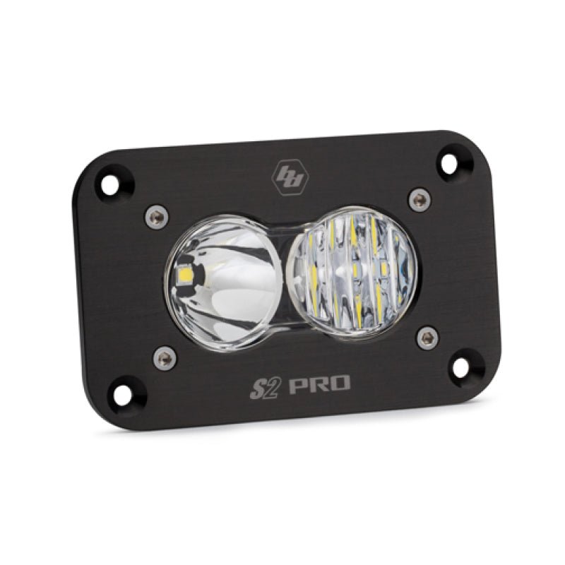 Baja Designs S2 Pro Flush Mount Driving Combo Pattern LED Work Light - Clear - CPC Performance