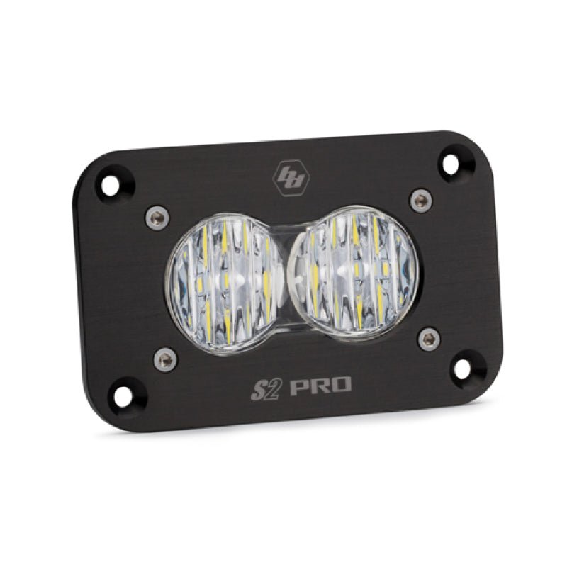 Baja Designs S2 Pro Flush Mount Wide Cornering Pattern LED Work Light - Clear - CPC Performance