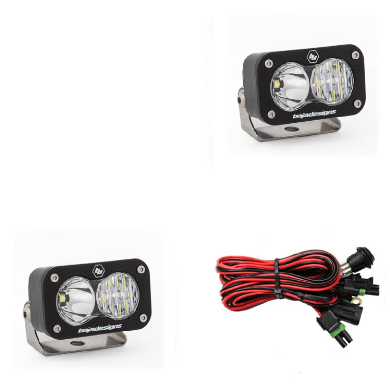 Baja Designs S2 Sport Driving Combo Pattern Pair LED Work Light - Clear - CPC Performance