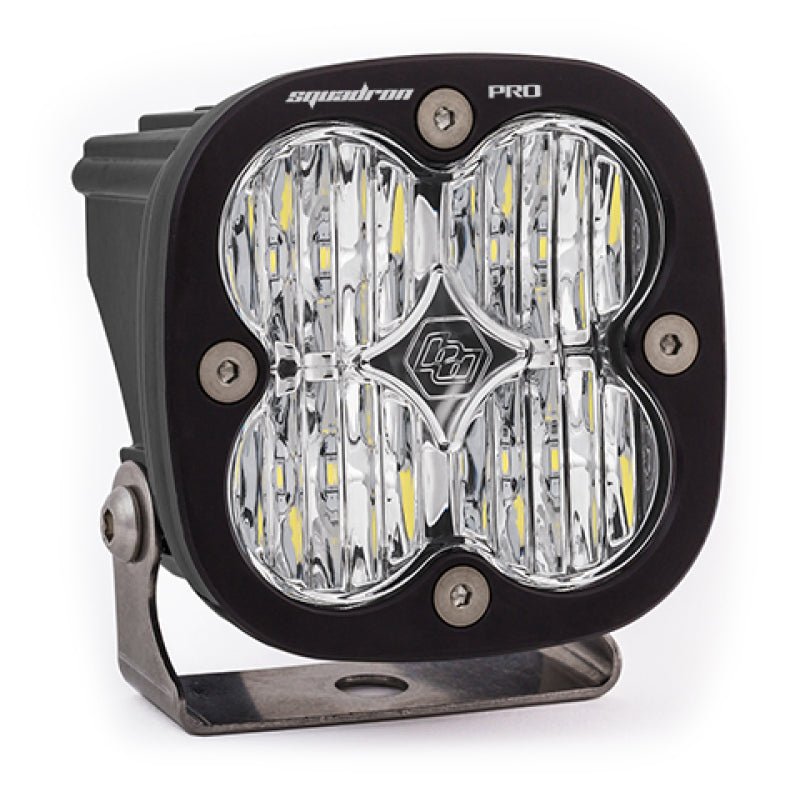 Baja Designs Squadron Pro Black Wide Cornering Pattern LED Light Pod - Clear - CPC Performance
