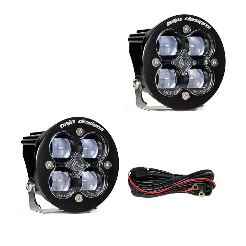 Baja Designs Squadron R SAE LED Spot Light - Clear - Pair - CPC Performance
