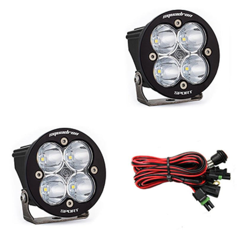 Baja Designs Squadron R Sport Work/Scene Pair LED Light Pods - Clear - CPC Performance