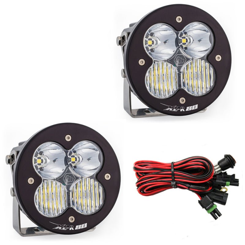 Baja Designs XL R 80 Series Driving Combo Pattern Pair LED Light Pods - CPC Performance