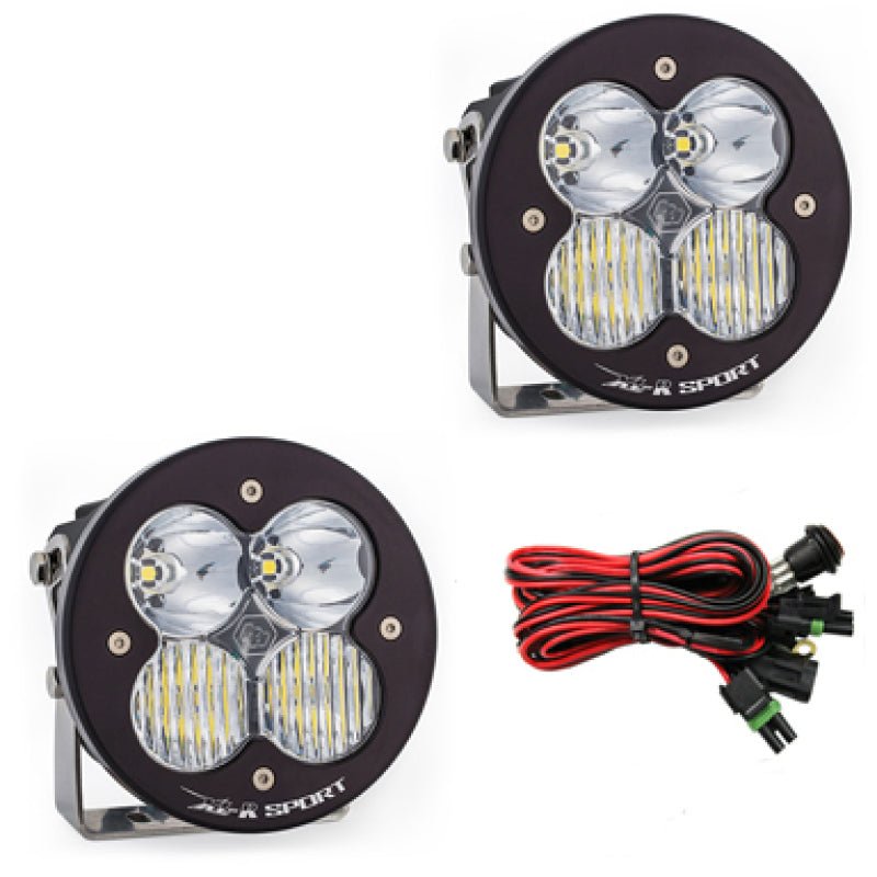 Baja Designs XL R Sport Series Driving Combo Pattern Pair LED Light Pods - Clear - CPC Performance