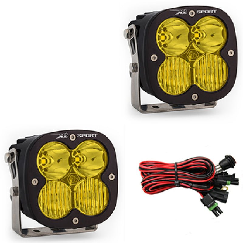 Baja Designs XL Sport Series Driving Combo Pattern Pair LED Light Pods - Amber - CPC Performance