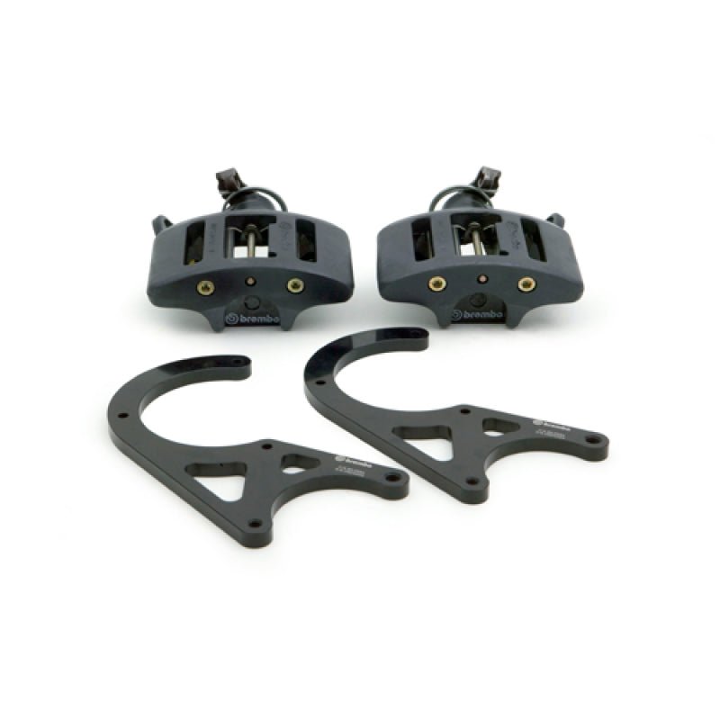 Brembo 01 - 02 Viper RT - 10/GTS/92 - 00 Viper RT - 10/GTS Rear GT BBK 1 Piston Cast 2pc Hand - Brake - Black - CPC Performance