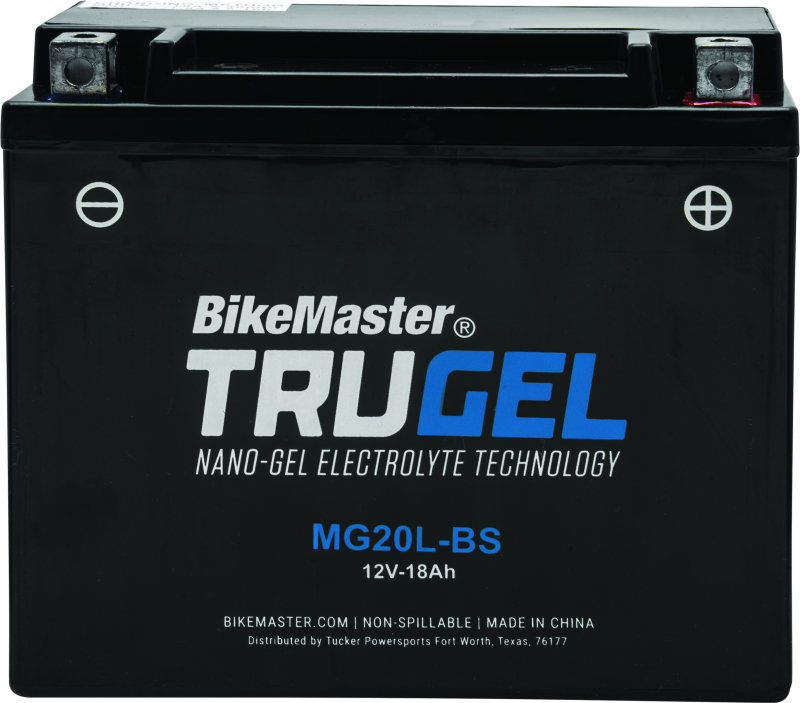 BikeMaster TruGel Battery - MG20L-BS