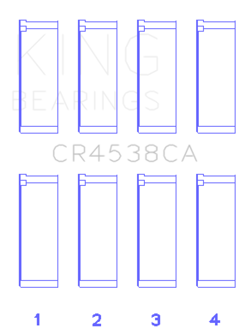 King Engine Bearings Mini Cooper S/Cooper S Conv/Works W11B16A Rod Bearing Set - Size +0.25mm