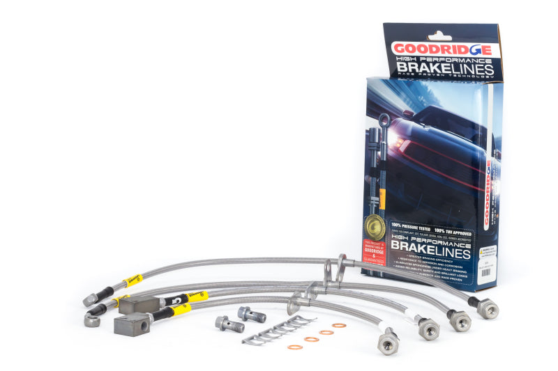 Goodridge 17-21 Honda Civic Type-R (FK8) Stainless Steel Brake Line Kit