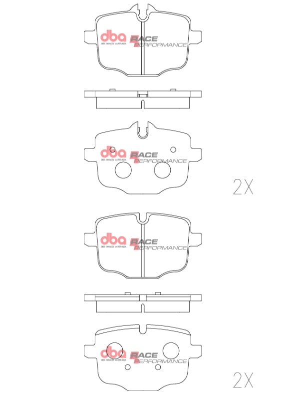 DBA 17 - 22 Honda Civic Type - R RP Performance Front Brake Pads - CPC Performance