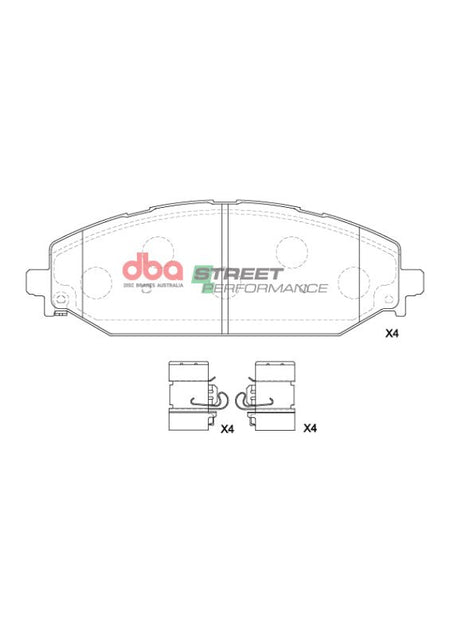 DBA 2022 Jeep Wagoneer SP Performance Front Brake Pads - CPC Performance