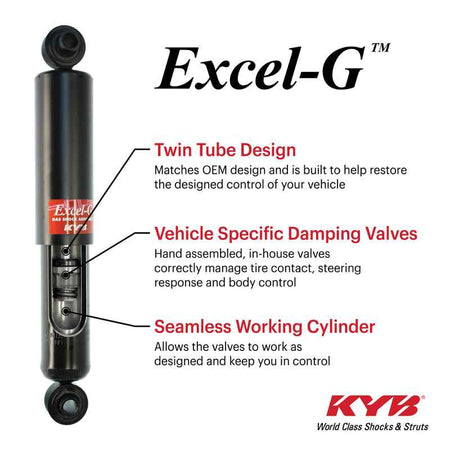 KYB Shocks & Struts Excel-G Rear 15-16 Subaru Outback