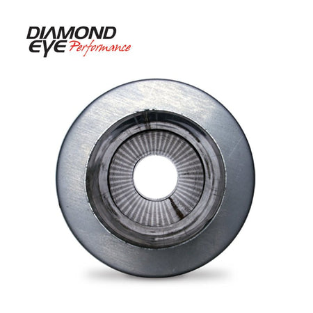 Diamond Eye MFLR 4inID SGL IN/SGL OUT 7inDIA X 24in BODY 30in LENGTH PERF SLOTTED ENDS 409 SS - CPC Performance