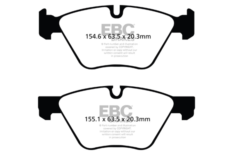 EBC 09+ BMW Z4 3.0 (E89) Redstuff Front Brake Pads - CPC Performance