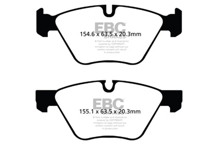 EBC 09+ BMW Z4 3.0 (E89) Redstuff Front Brake Pads - CPC Performance