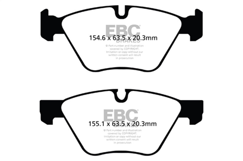 EBC 09+ BMW Z4 3.0 (E89) Redstuff Front Brake Pads - CPC Performance