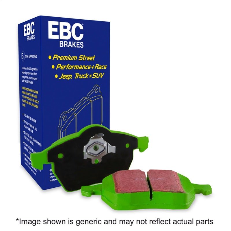 EBC 13+ Acura RLX 3.5 Greenstuff Rear Brake Pads - CPC Performance