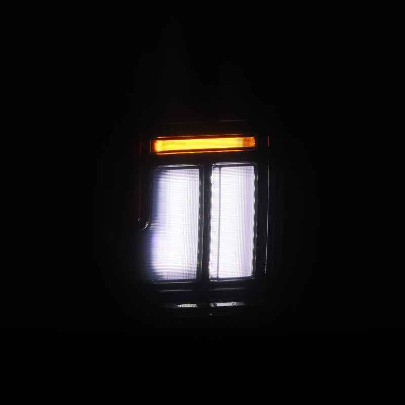 AlphaRex 05-15 Toyota Tacoma NOVA Prismatic LED Tail Lights - Alpha-Black