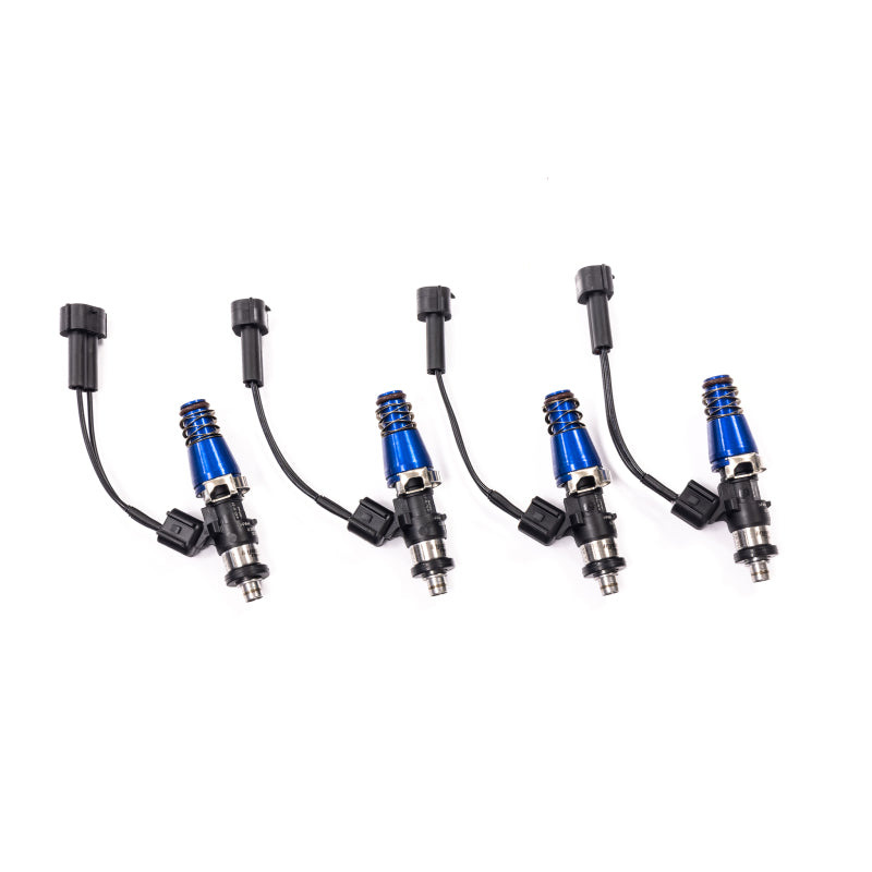 Injector Dynamics ID1050-XDS Injectors Miata 11mm (Blue) Adaptors -204 Lower Cushions (Set of 4)