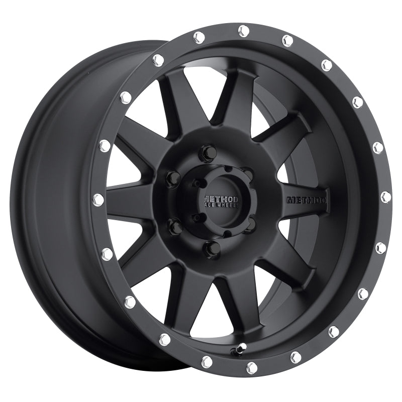 Method MR301 The Standard 16x7 0mm Offset 6x5.5 108mm CB Matte Black Wheel