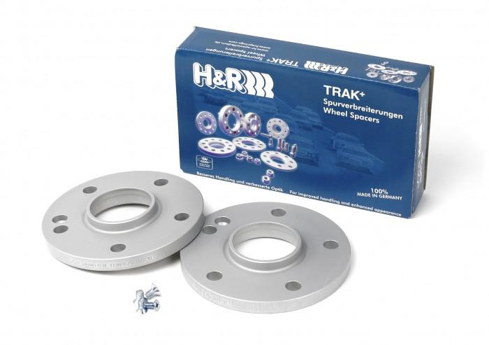 H&R Trak+ 5mm DR Wheel Adaptor Bolt 5/108 Center Bore 65 Bolt Thread 12x1.75 - Black