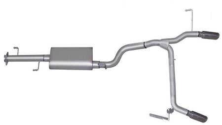 Gibson 07 - 14 Toyota FJ Cruiser Base 4.0L 2.5in Cat - Back Dual Split Exhaust - Aluminized - CPC Performance