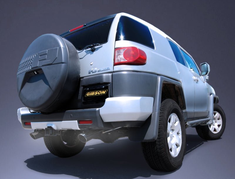 Gibson 07 - 14 Toyota FJ Cruiser Base 4.0L 2.5in Cat - Back Dual Split Exhaust - Aluminized - CPC Performance