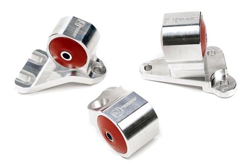 Innovative 96-00 Civic B/D Series Silver Aluminum Mounts 60A Bushings (2 Bolt)