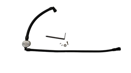 J&L 2025 Ford Transit 150/250/350 3.5L Oil Separator - Clear Anodized - CPC Performance