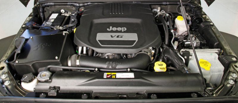 K&N 12 - 18 Jeep Wrangler 3.6L V6 Performance Intake Kit w/ Snorkel - CPC Performance
