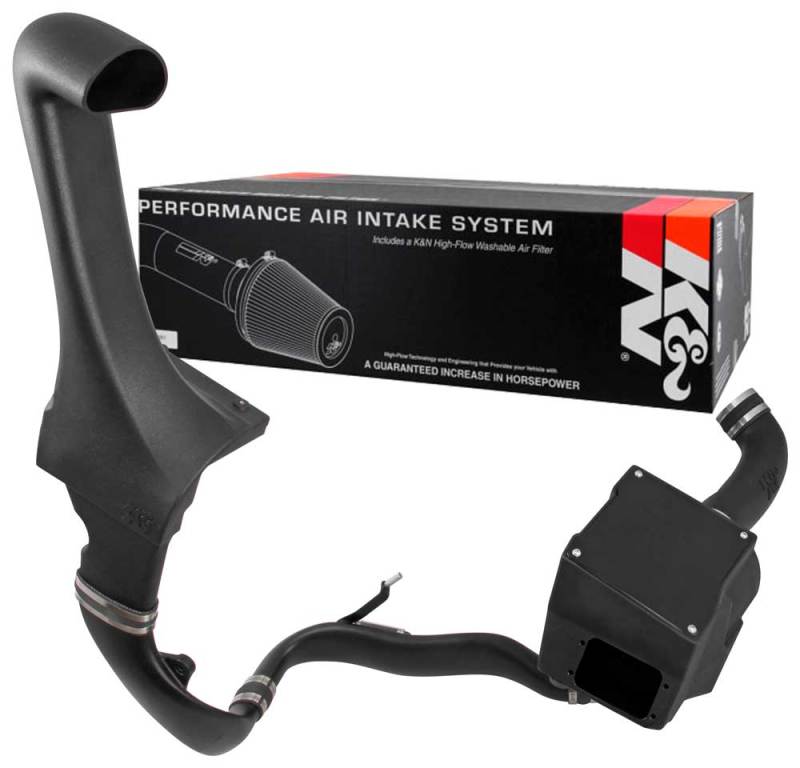 K&N 12 - 18 Jeep Wrangler 3.6L V6 Performance Intake Kit w/ Snorkel - CPC Performance
