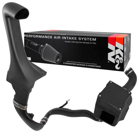 K&N 12 - 18 Jeep Wrangler 3.6L V6 Performance Intake Kit w/ Snorkel - CPC Performance