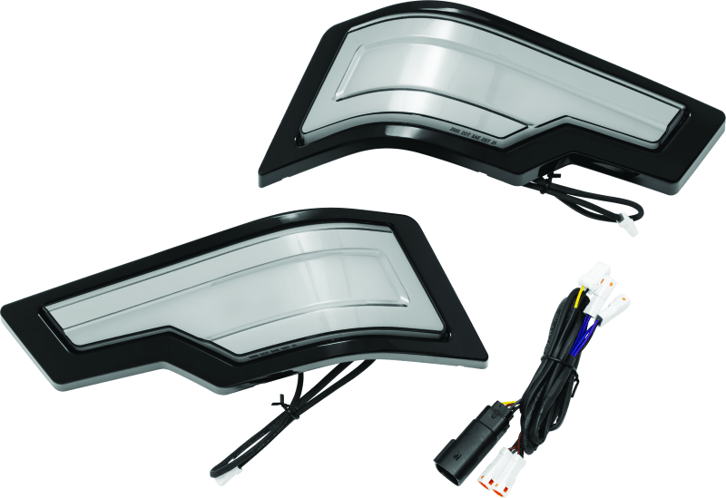 Kuryakyn Tracer Tour Pak Rear Lights Black Smoke Lens - CPC Performance
