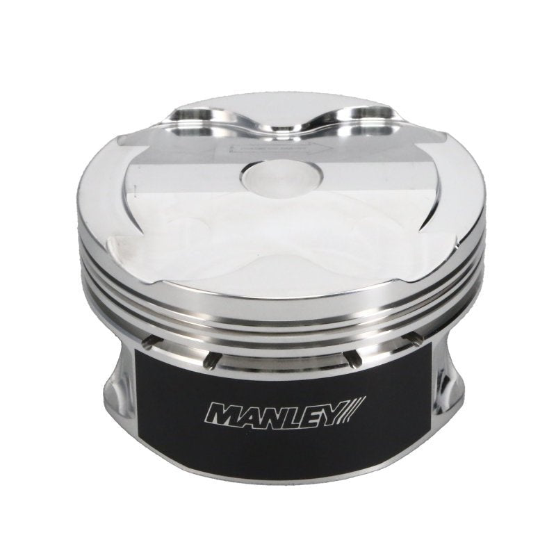 Manley 2018+ Ford Coyote 5.0L 6.75cc Dish 3.700in Bore 12:1 CR 22mm Pin Platinum Ext Duty Pistons - CPC Performance