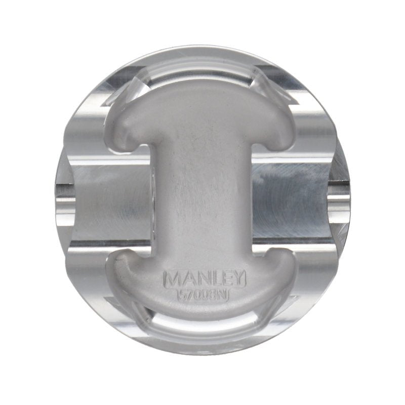 Manley 2018+ Ford Coyote 5.0L 6.75cc Dish 3.700in Bore 12:1 CR 22mm Pin Platinum Ext Duty Pistons - CPC Performance