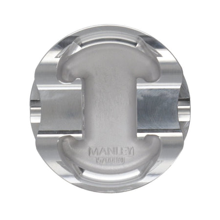 Manley 2018+ Ford Coyote 5.0L 6.75cc Dish 3.700in Bore 12:1 CR 22mm Pin Platinum Ext Duty Pistons - CPC Performance