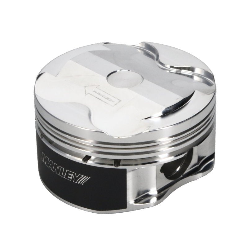 Manley 2018+ Ford Coyote 5.0L 6.75cc Dish 3.700in Bore 12:1 CR 22mm Pin Platinum Ext Duty Pistons - CPC Performance