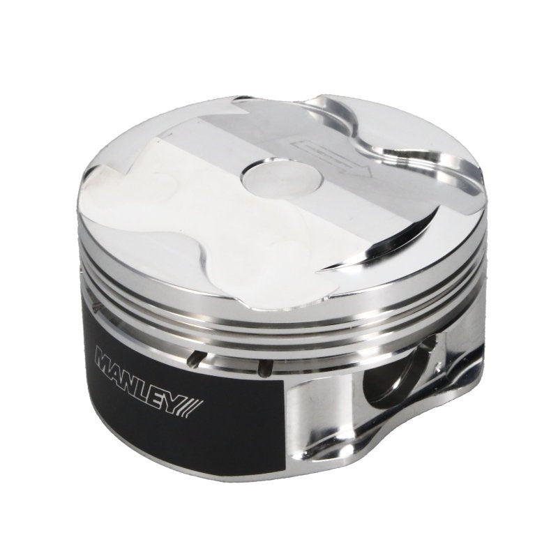 Manley 2018+ Ford Coyote 5.0L 6.75cc Dish 3.700in Bore 12:1 CR 22mm Pin Platinum Ext Duty Pistons - CPC Performance