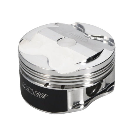 Manley 2018+ Ford Coyote 5.0L 6.75cc Dish 3.700in Bore 12:1 CR 22mm Pin Platinum Ext Duty Pistons - CPC Performance