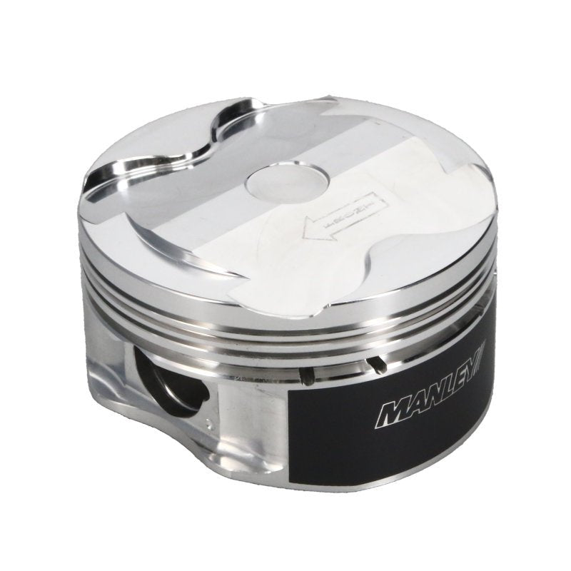 Manley 2018+ Ford Coyote 5.0L 6.75cc Dish 3.700in Bore 12:1 CR 22mm Pin Platinum Ext Duty Pistons - CPC Performance